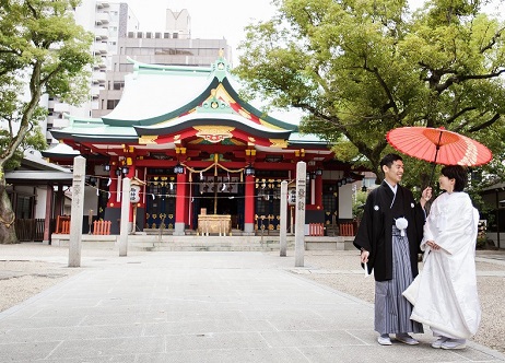 和婚　大阪　神前式　神社挙式　プロデュース会社