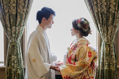 東京　横浜　オリジナル　ウェディング　和装　着物　結婚式　海外