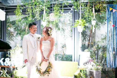 結婚式　オリジナルウェディング　ウェディングデザインラボ　WEDDING DESIGN LAB　海外ウェディング　フォトウェディング　リゾートウェディング　ヘッドドレス　梅田　ヘッドドレス梅田　ブーケ　アートフラワー　プリザーブドフラワー