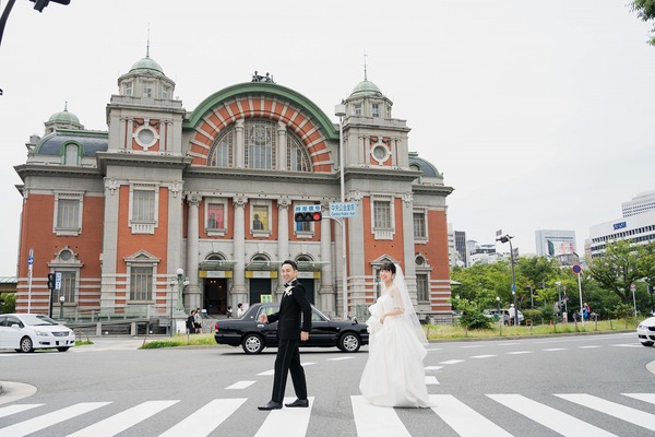 中央公会堂　結婚式　ウェディング　レトロ建築　フォトウェディング　前撮り