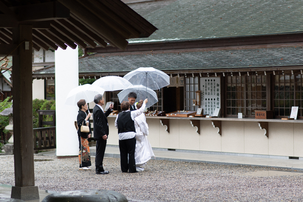アウトドアウエディング　東京　千葉　オリジナルウェディング　リソル　安房神社　神前式