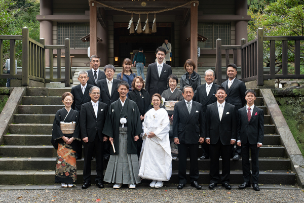 アウトドアウエディング　東京　千葉　オリジナルウェディング　リソル　安房神社　神前式