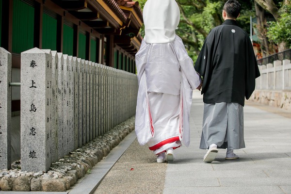 オリジナルウェディング 生田神社 和婚 おもいやり ウェディングデザインラボ 大阪 神戸 京都
