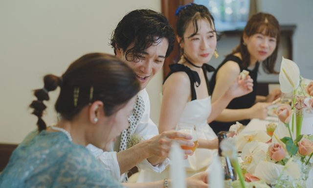東京　ウェディングフォト　会食