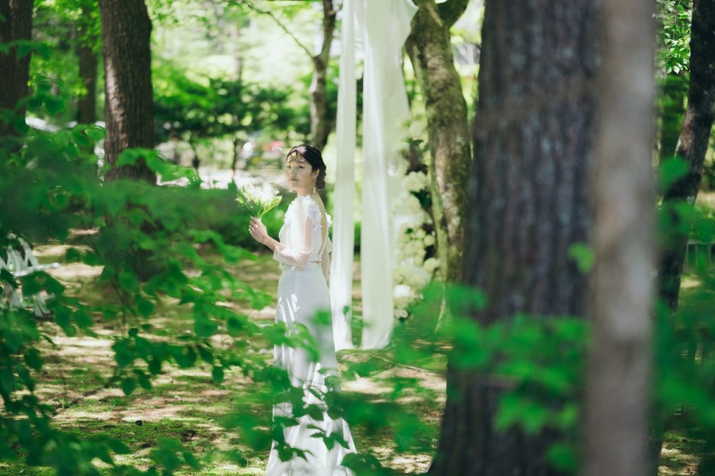 森のウェディング