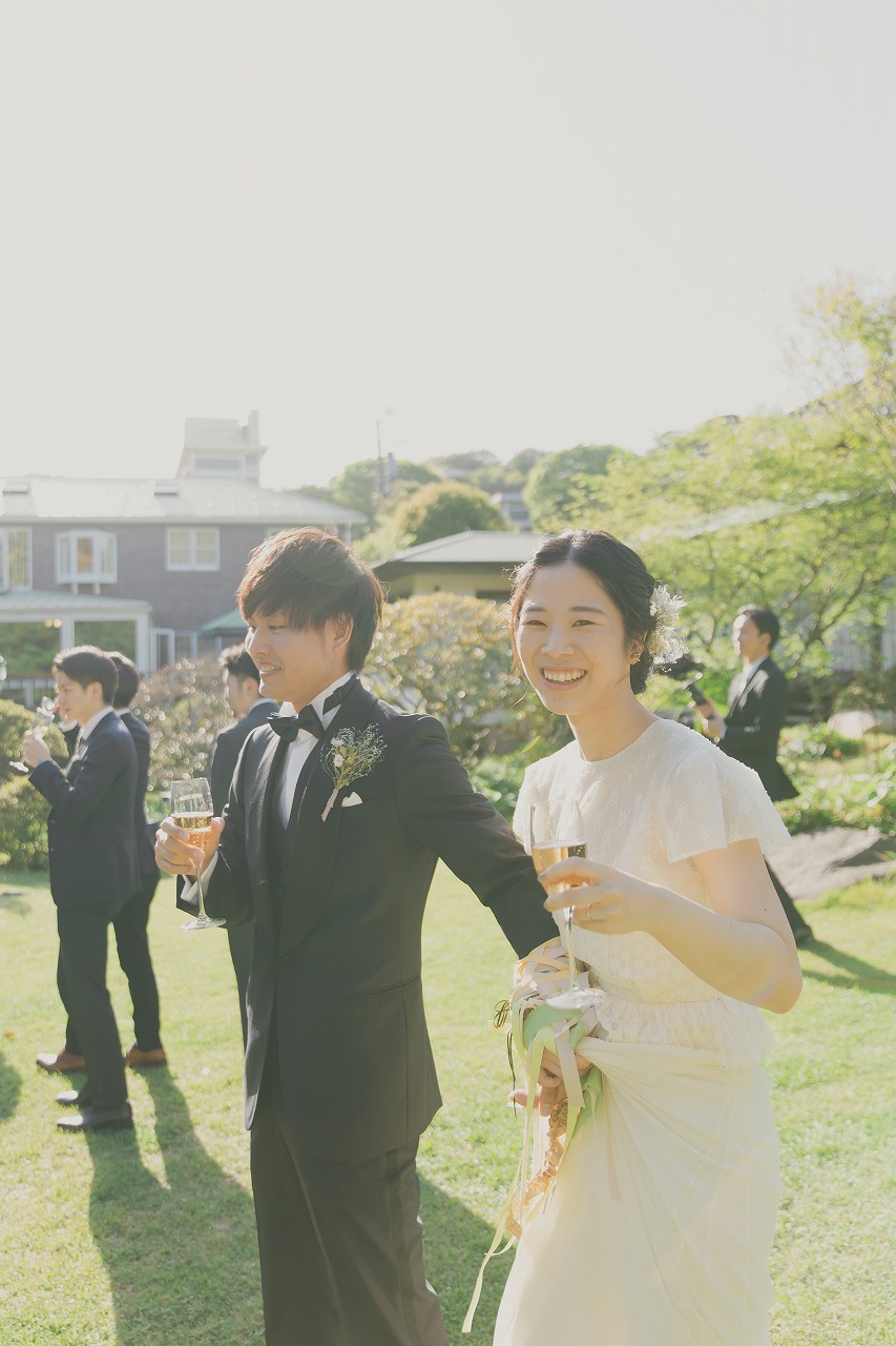 笹野邸での結婚式は鎌倉で叶う邸宅のガーデンウェディング