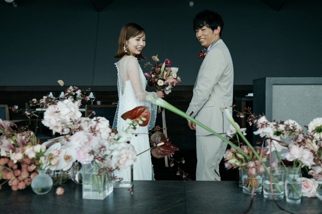 結婚式　会場装花