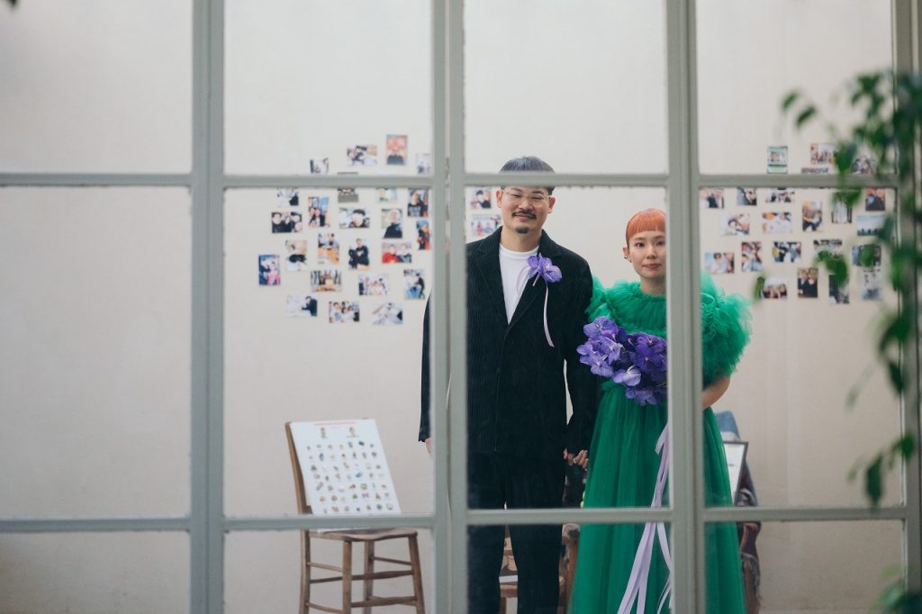 結婚式　レトロポップ