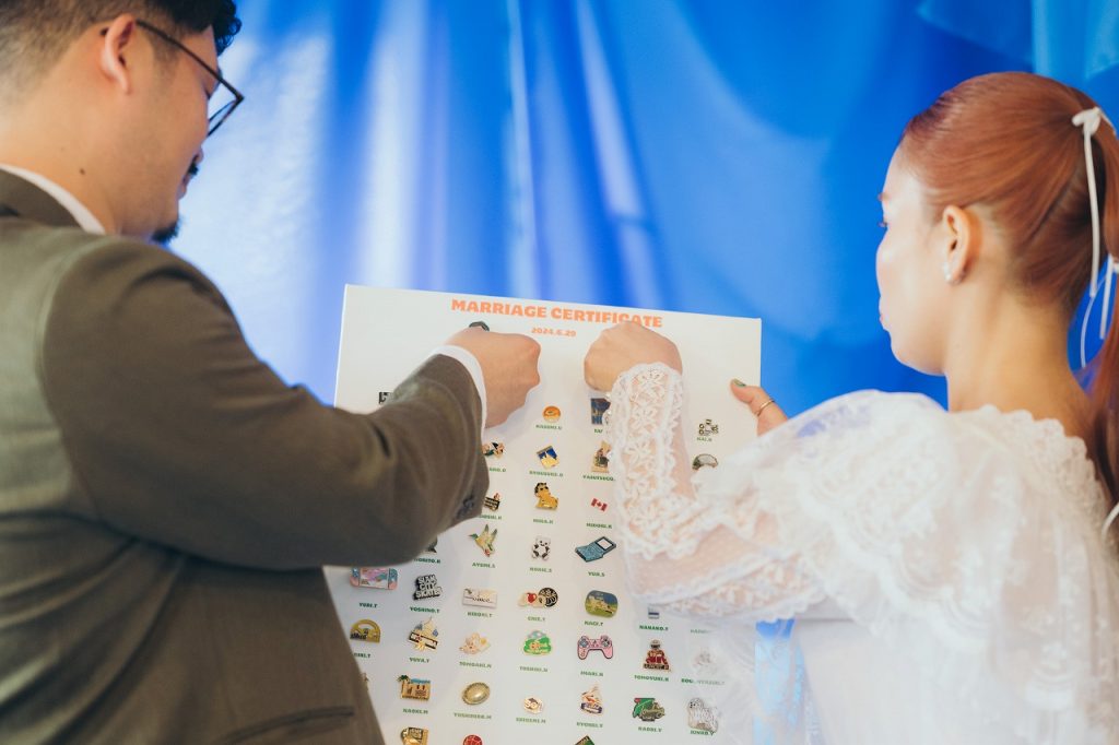 結婚式　レトロポップ