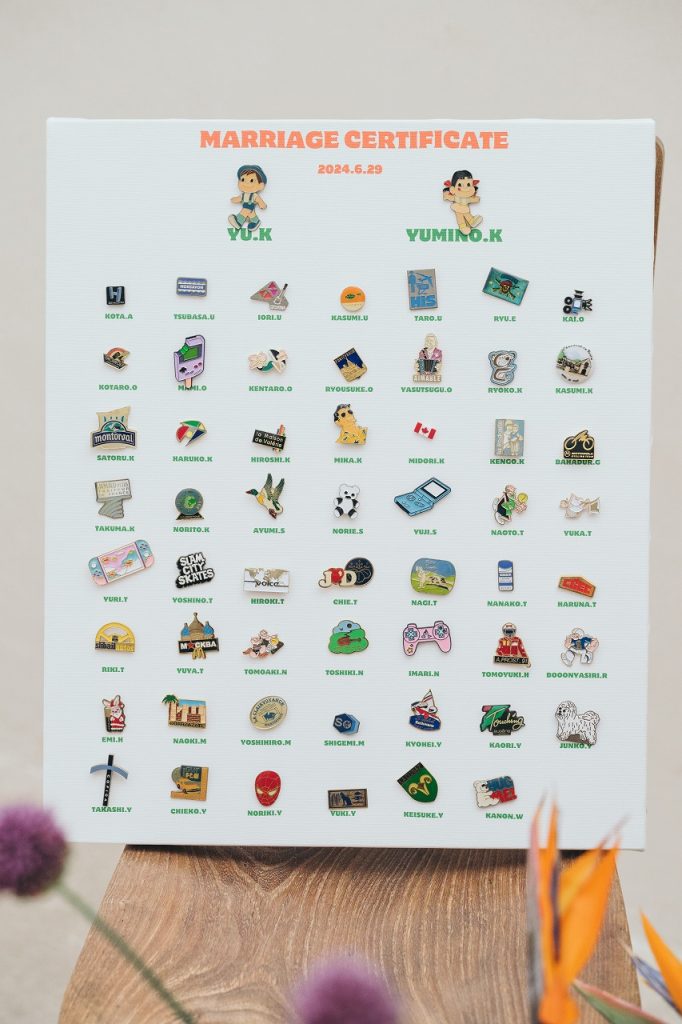 結婚式 レトロポップ