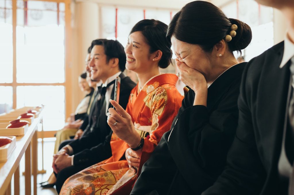 大阪坐摩神社での神前結婚式