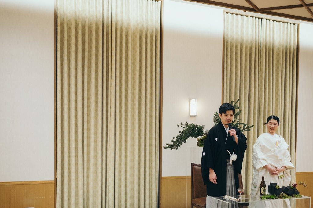 お酒をテーマにした綿業会館での結婚式