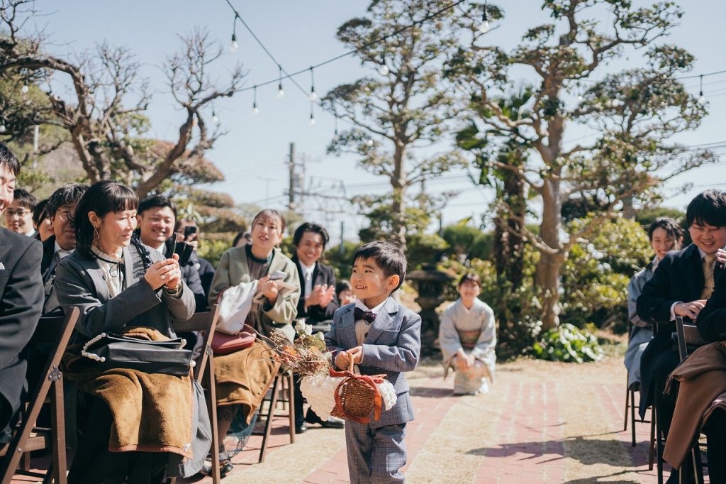 神戸の旧グッゲンハイム邸のガーデンウェディング