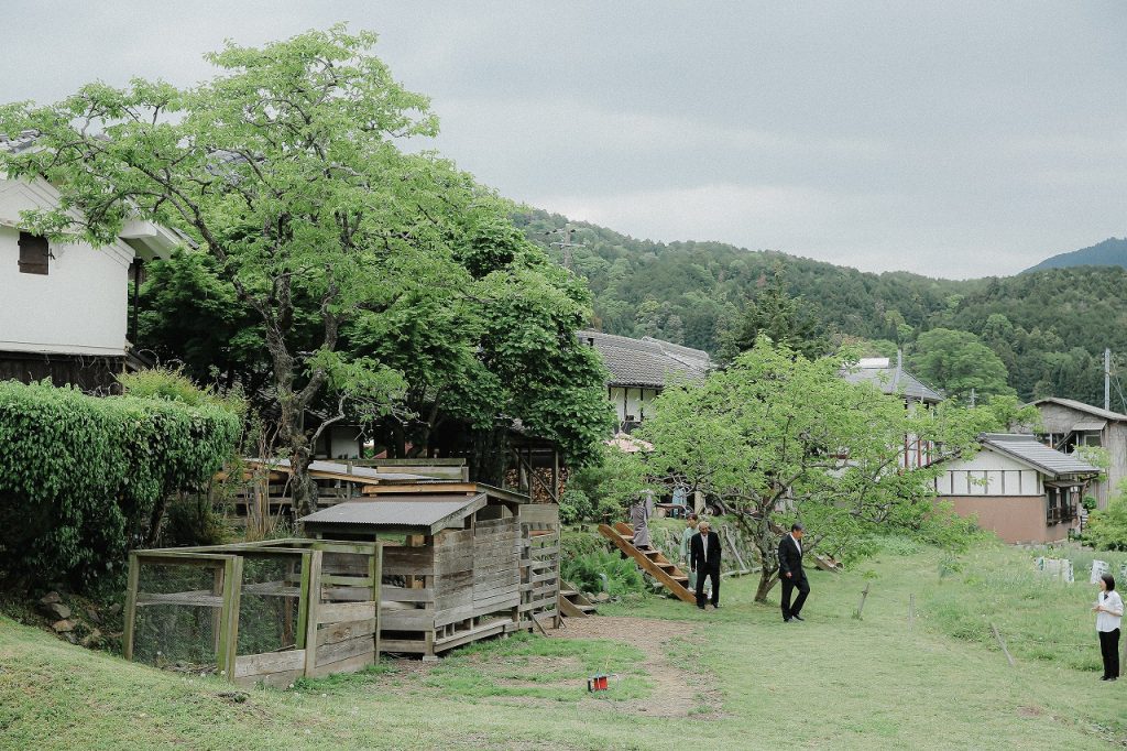 大阪の古民家レストランでガーデンウェディング