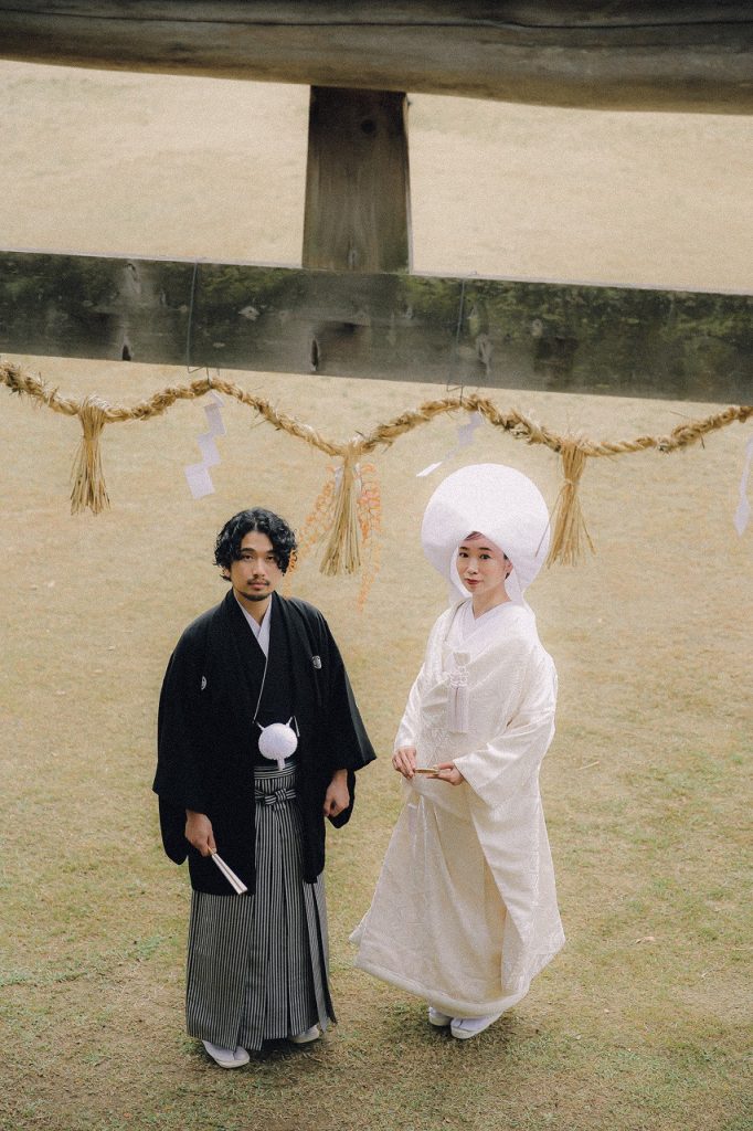 地元の神社で家族での結婚式