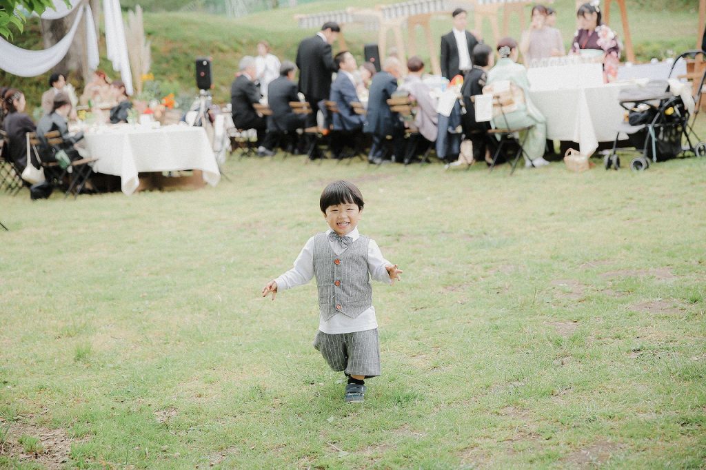 大阪の古民家レストランでガーデンウェディング