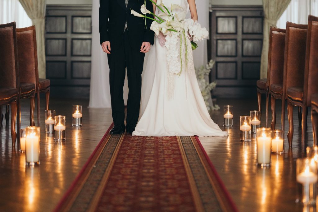 挙式会場でのスナップ撮影