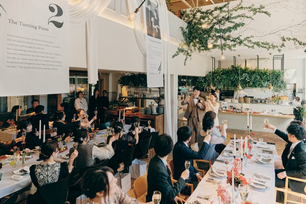 結婚式　2か所開催