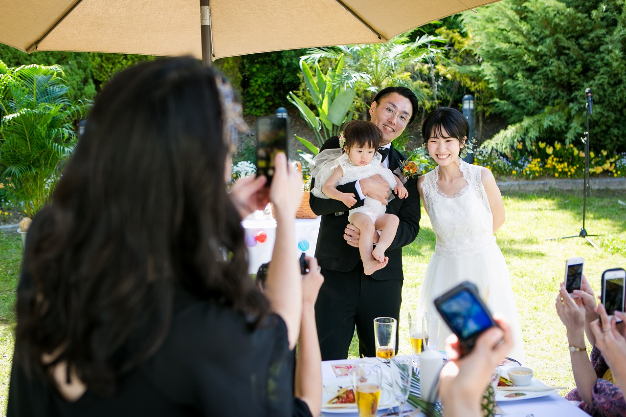 ガーデンウェディング大阪　アウトドアウェディング大阪　メイブーム結婚式