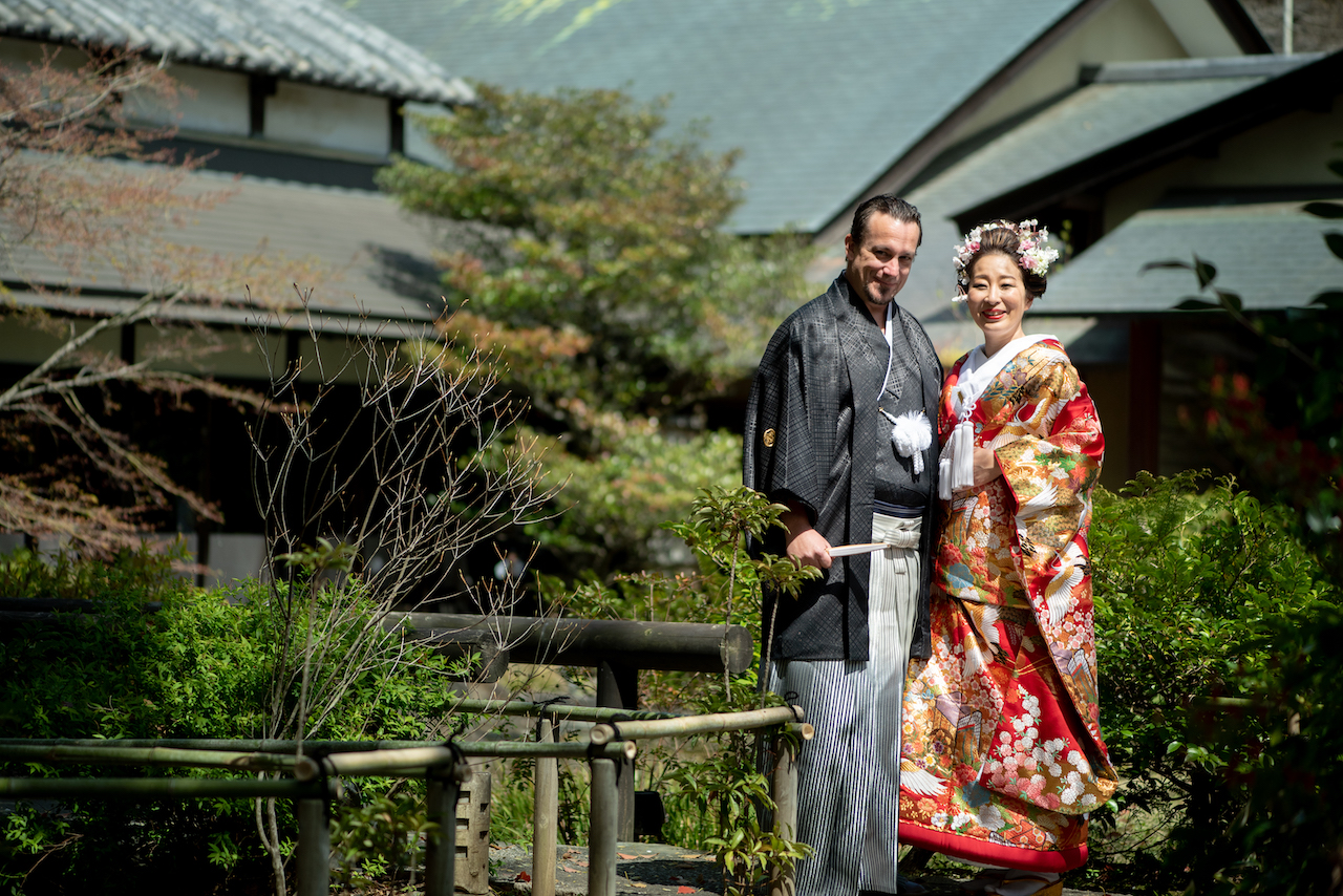 箱根の温泉旅館で結婚式