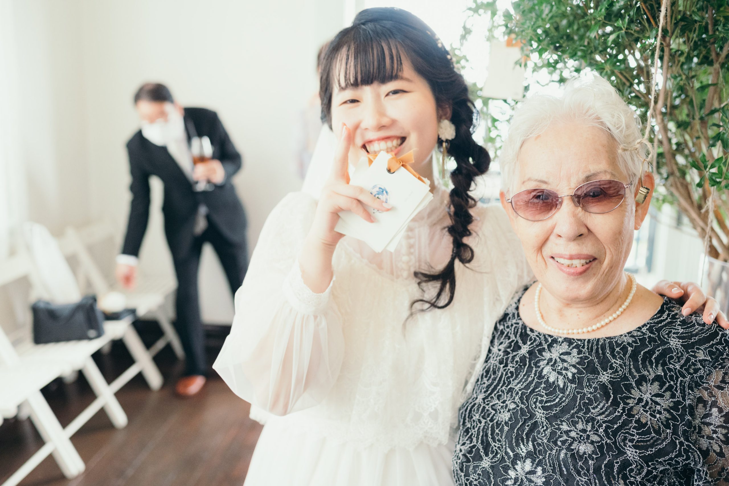 結婚式　おばあちゃん　写真