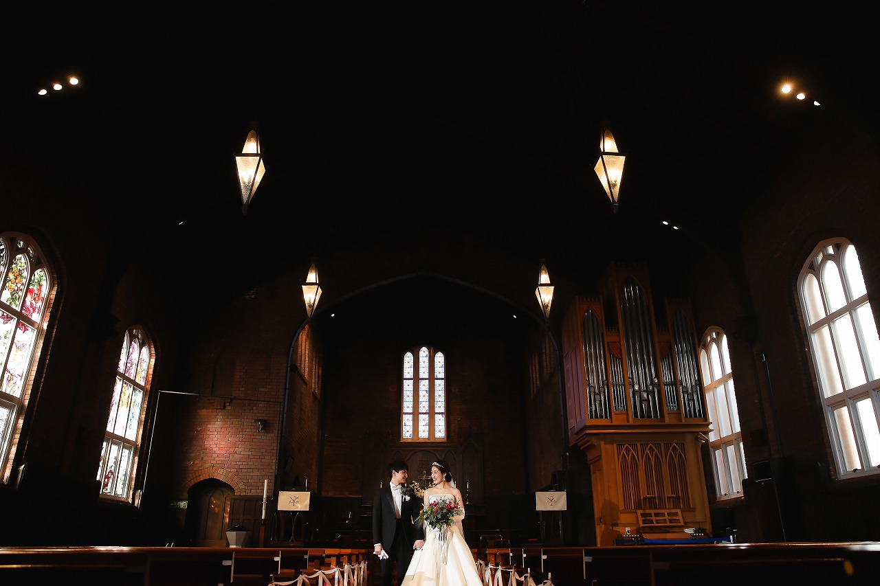 川口教会で結婚式