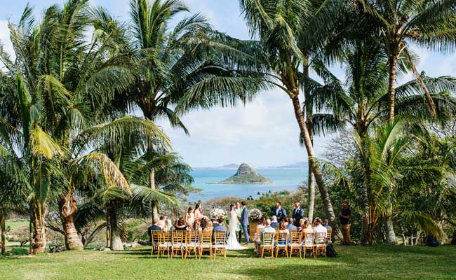 クアロアランチでハワイの大自然の中で結婚式