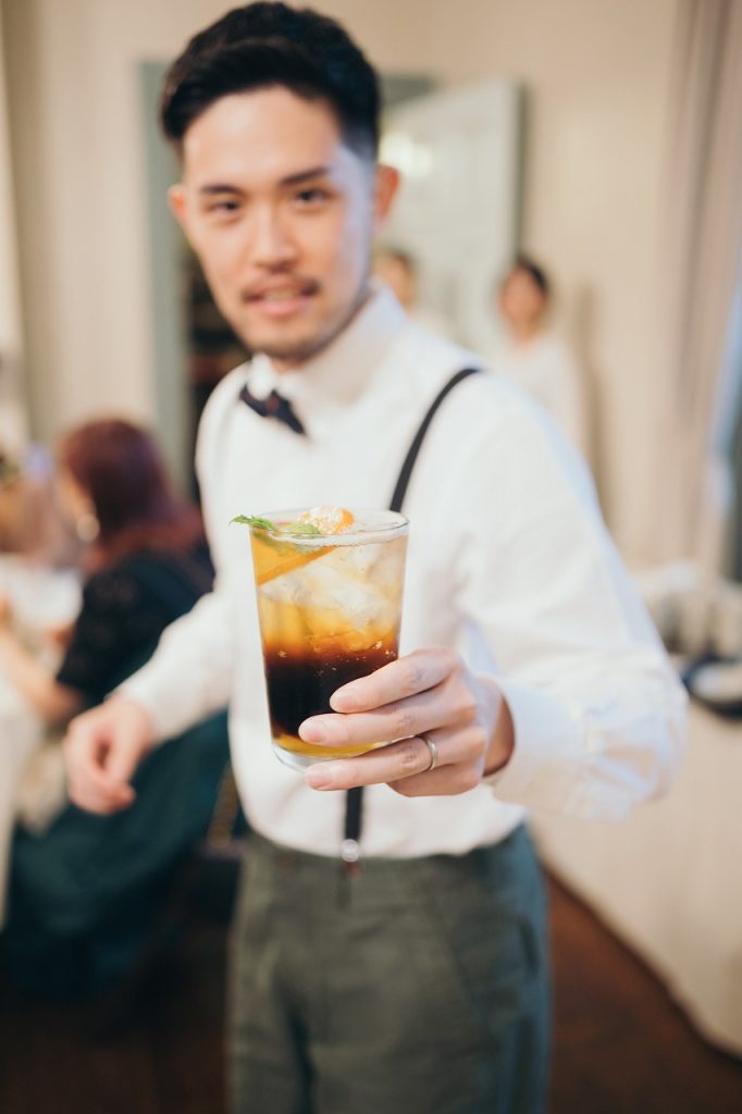 結婚式でコーヒー演出