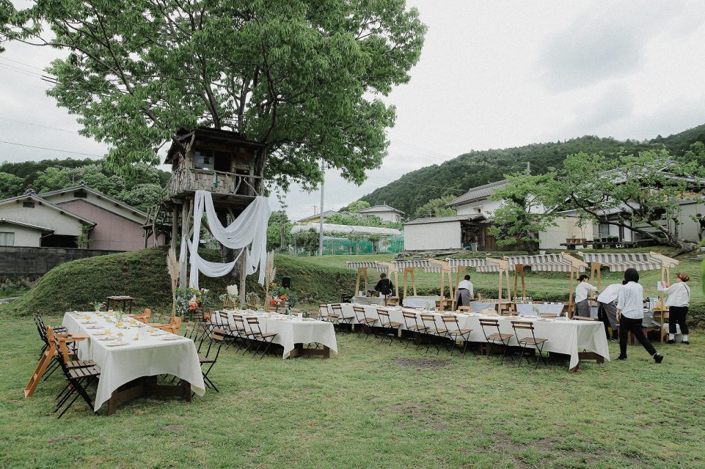 ガーデンウェディング 古民家 結婚式