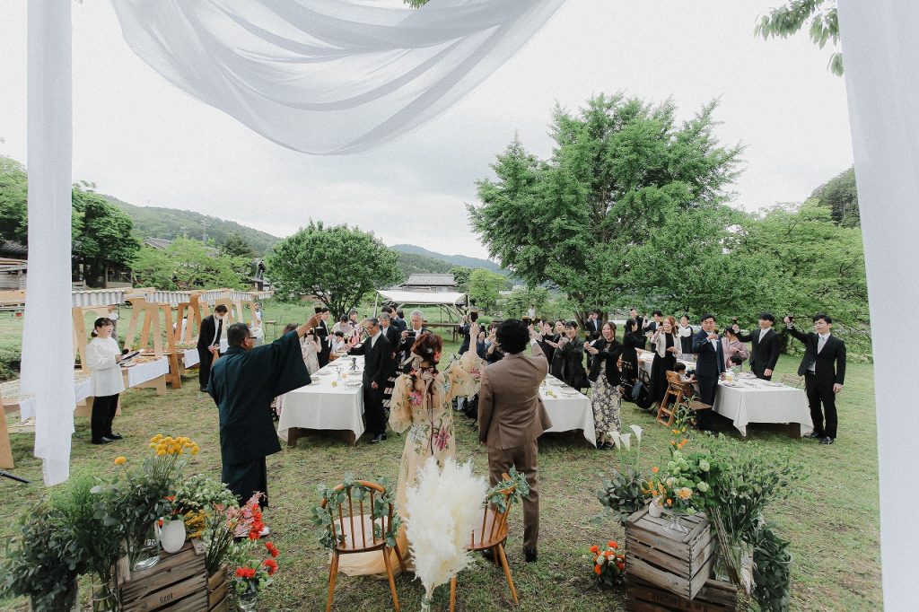 ガーデンウェディング 古民家 結婚式